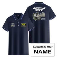 Thumbnail for Boeing 787 & GENX Engine Designed Stylish Polo T-Shirts (Double-Side)