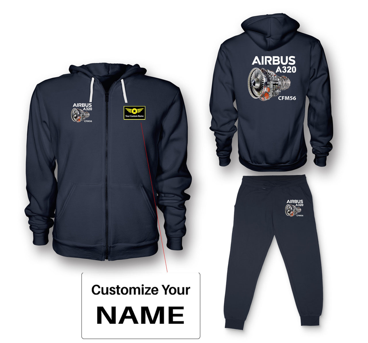 A320 pilot hoodie from Aviation Shop