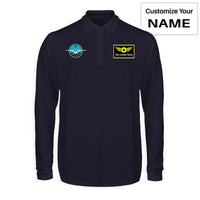 Thumbnail for Cessna & Gyro Designed Long Sleeve Polo T-Shirts