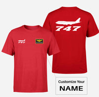 Thumbnail for Boeing 747 - Queen of the Skies Designed Double-Side T-Shirts