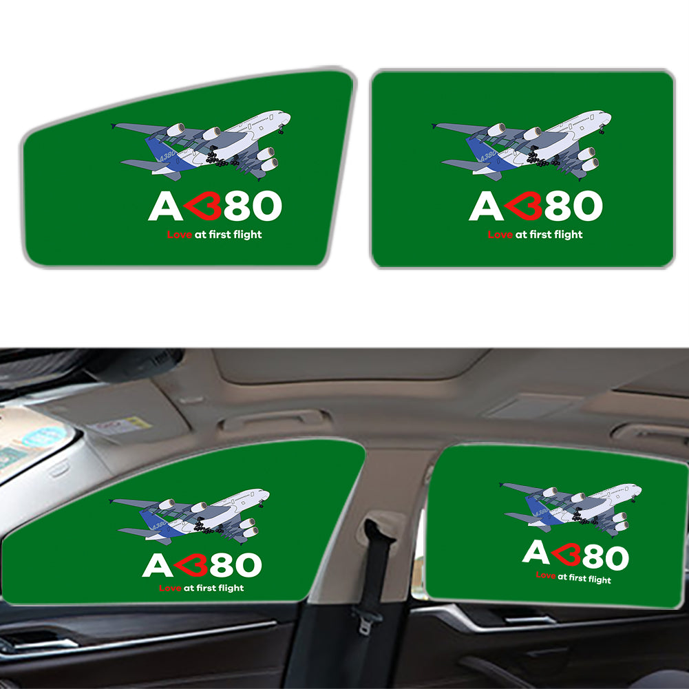 Airbus A380 Love at first flight Designed Car Sun Shade (Side window)