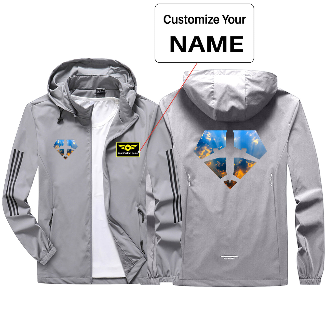 Supermen of The Skies (Sunrise) Sport & Running Jackets