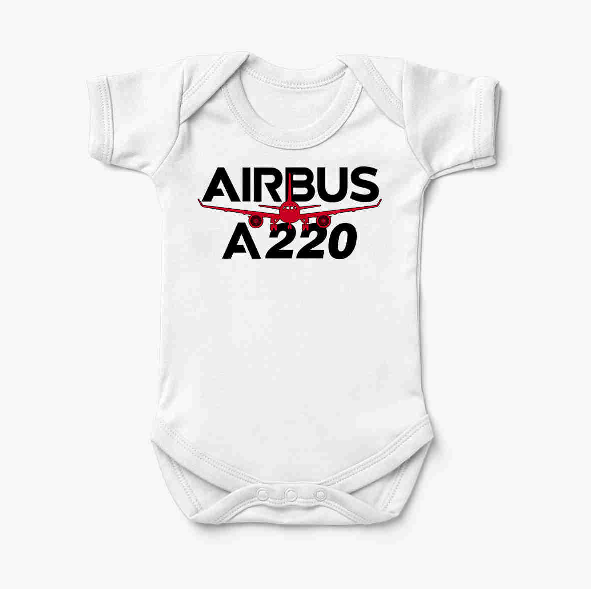 Amazing Airbus A220 Designed Baby Bodysuits