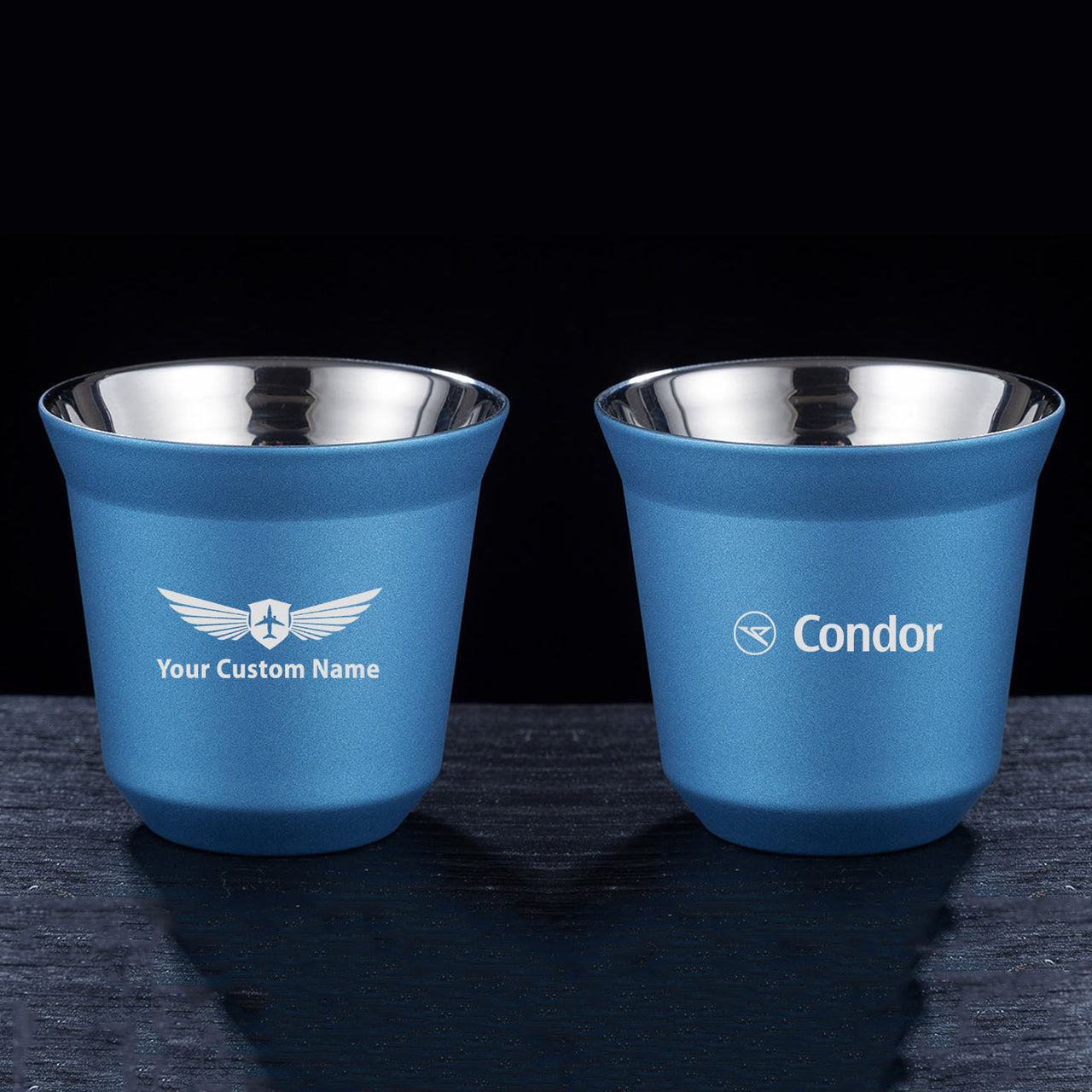 condor air Double Wall Stainless Steel Coffee Mugs