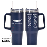 Thumbnail for Aviation DNA Designed 40oz Stainless Steel Car Mug With Holder