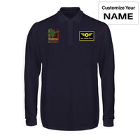 Thumbnail for Fighter Machine Designed Long Sleeve Polo T-Shirts