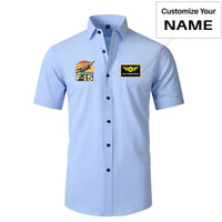 Thumbnail for Retro Fighter Jet F15 Designed Short Sleeve Shirts