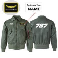 Thumbnail for 767 Flat Text Designed Embroidered Patch Attachable Jackets