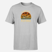 Thumbnail for Retro I'D Rather Be Flying Design Super Quality T-Shirts