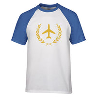 Thumbnail for Leaf & Airplane Designed Raglan T-Shirts