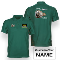 Thumbnail for Airbus A320 & V2500 Engine Designed Double Side Polo T-Shirts