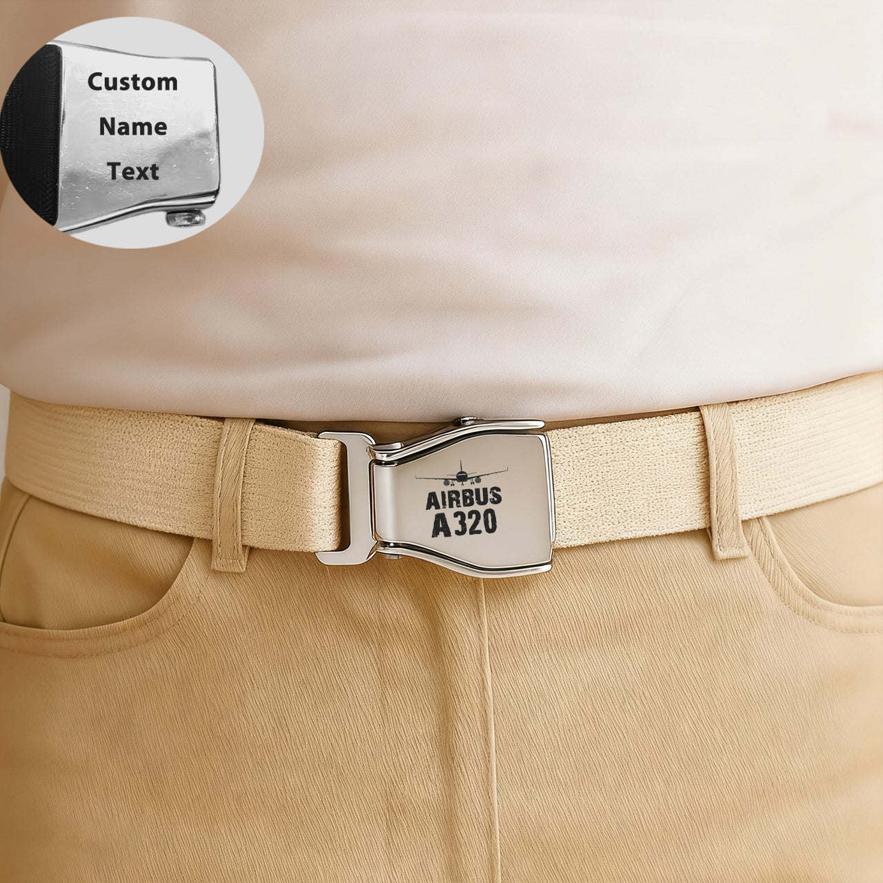 Airbus A320 & Plane Designed Fashion Airplane Seat Belts