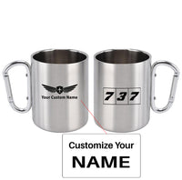 Thumbnail for Flat Colourful 737 Designed Stainless Steel Outdoors Mugs