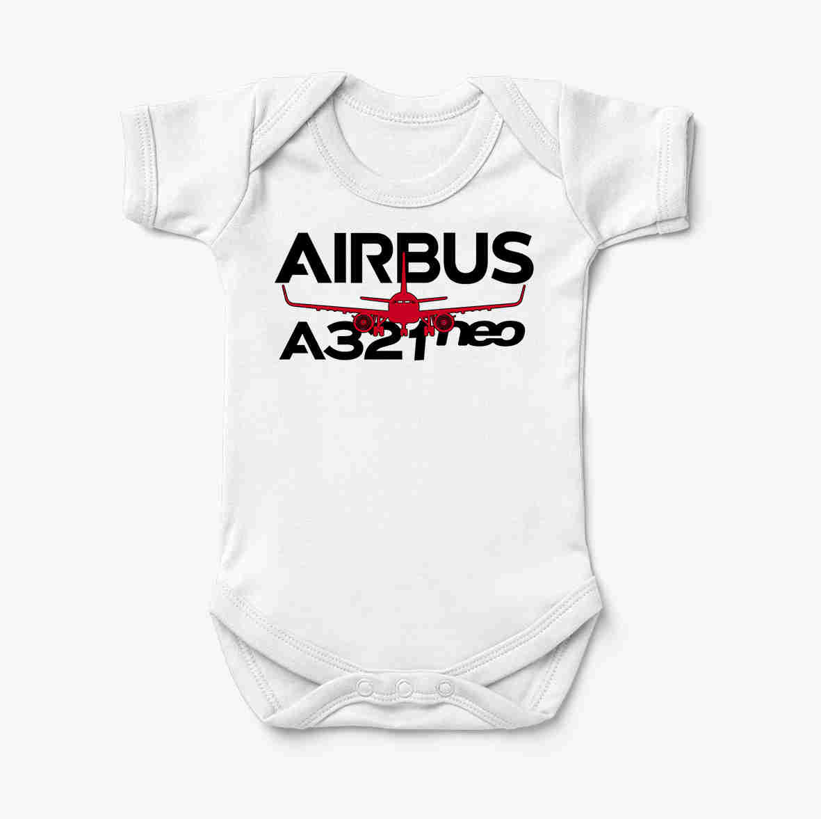 Amazing Airbus A321neo Designed Baby Bodysuits