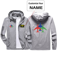 Thumbnail for Colourful 3 Airplanes Sport & Running Jackets