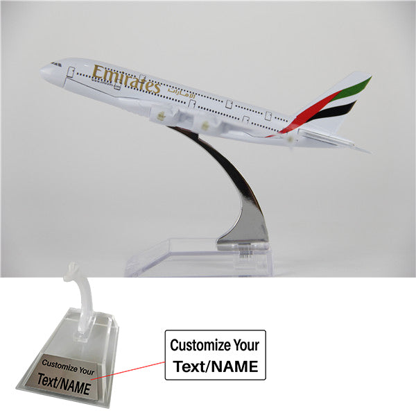 Emirates Airbus A380 Airplane Model (16CM)