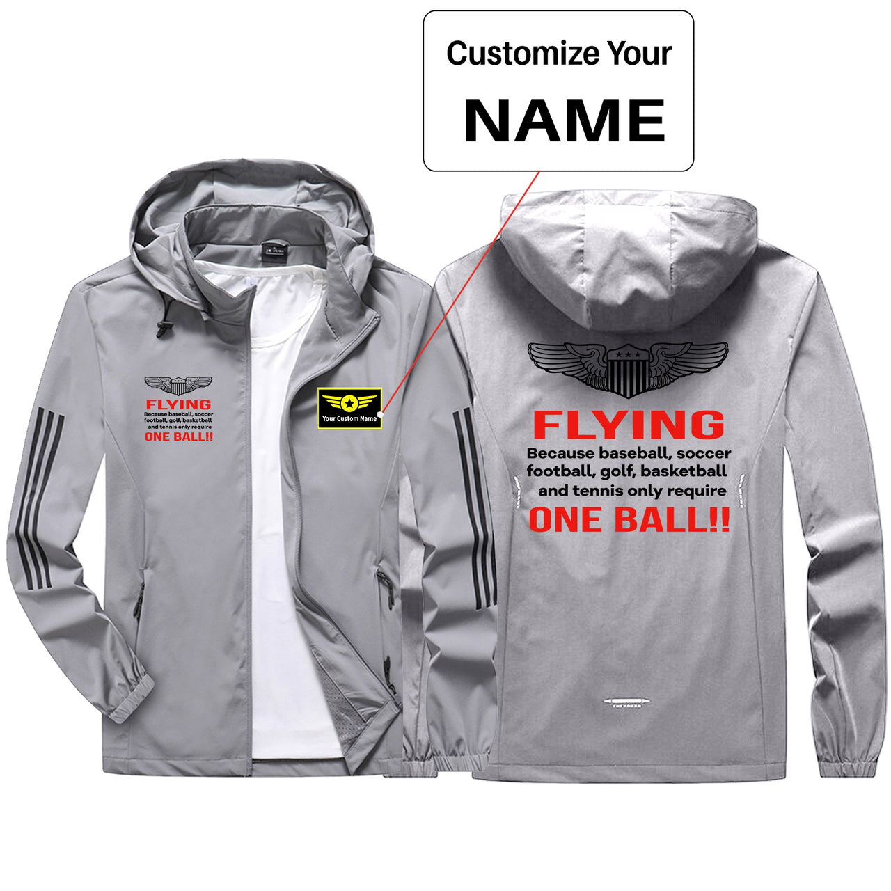 Flying One Ball Sport & Running Jackets