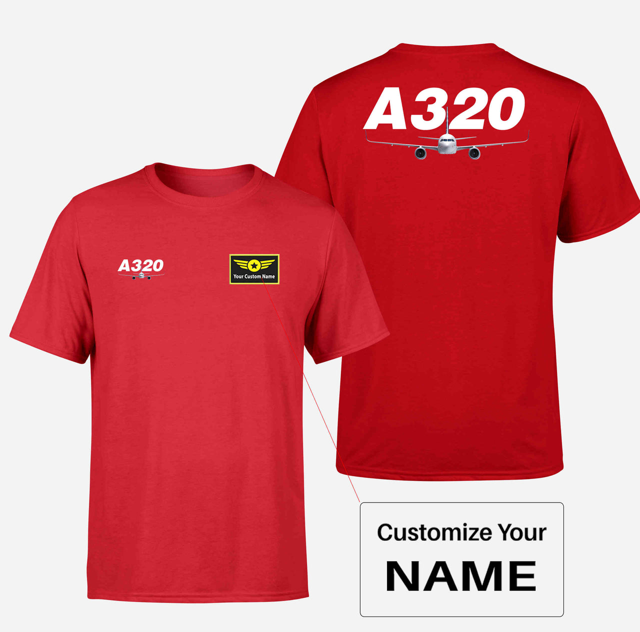 Super Airbus A320 Double-Side T-Shirts
