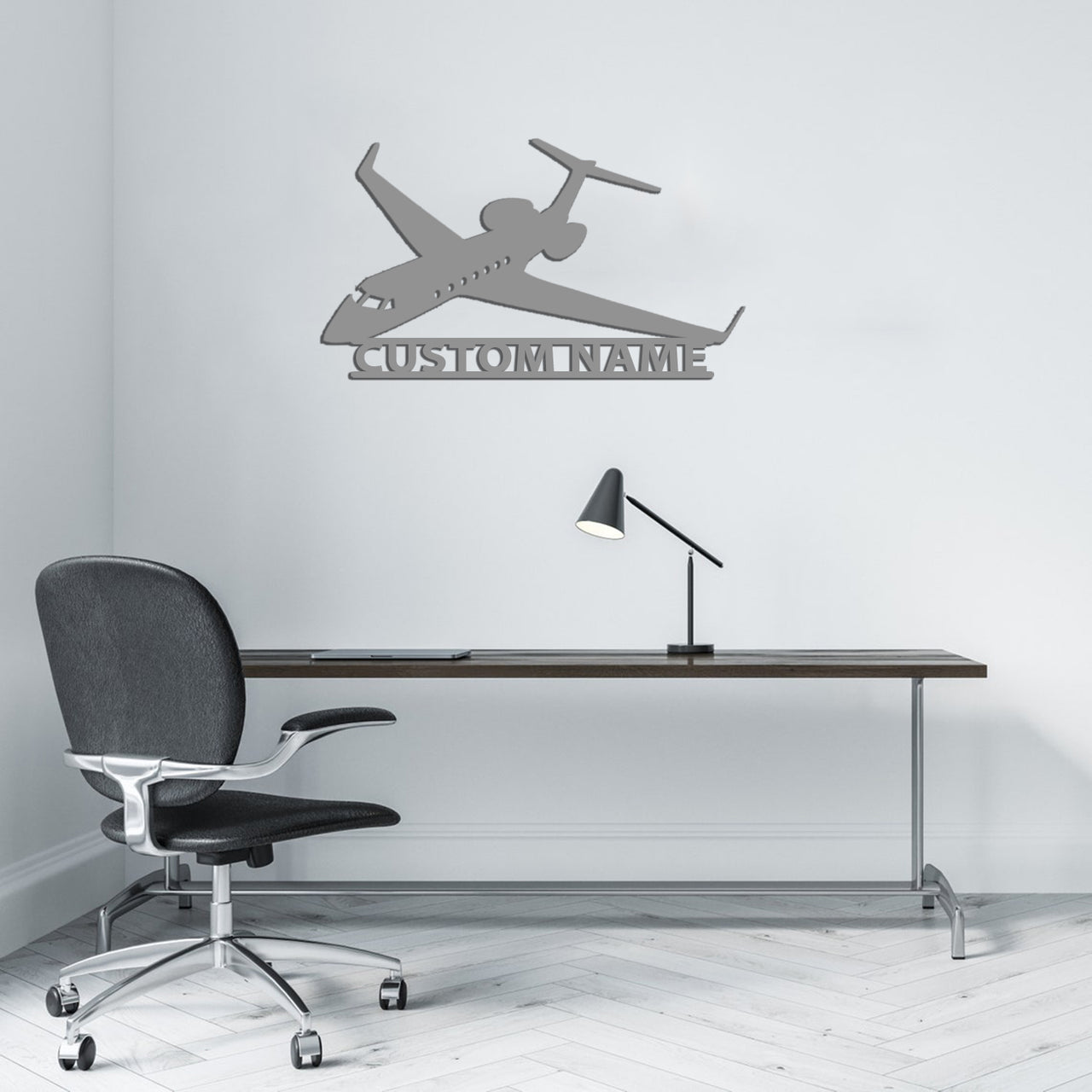 Amazing Business Jet Aircraft (FL-14) Designed Wall Metal Signs
