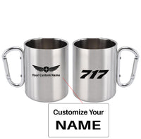 Thumbnail for 717 Flat Text Designed Stainless Steel Outdoors Mugs