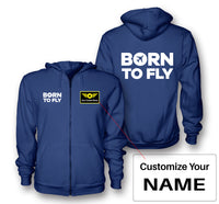 Thumbnail for Born To Fly Special Designed Zipped Hoodies