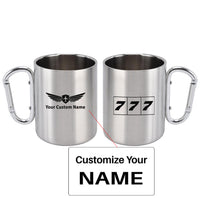 Thumbnail for Flat Colourful 777 Designed Stainless Steel Outdoors Mugs