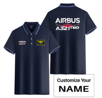 Thumbnail for Amazing Airbus A321neo Designed Stylish Polo T-Shirts (Double-Side)