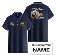 Thumbnail for Airbus A320 & V2500 Engine Designed Stylish Polo T-Shirts (Double-Side)