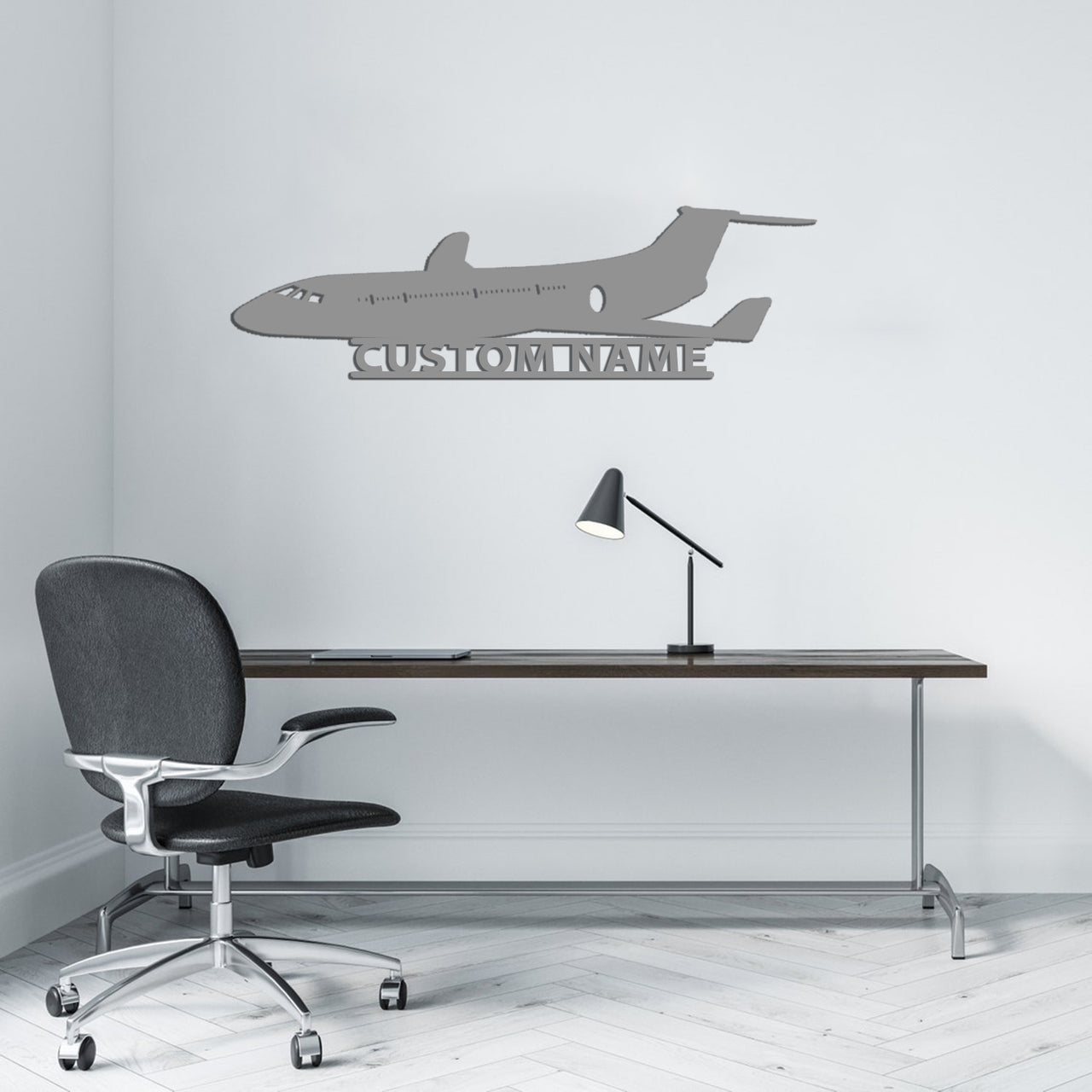 Climbing Business Jet (FL-67) Designed Wall Metal Signs