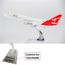 Qantas Airlines Boeing 747 Airplane Model (16CM)