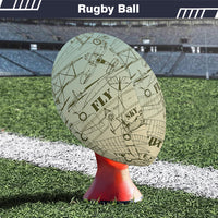 Thumbnail for Retro Airplanes & Text Designed Rugby