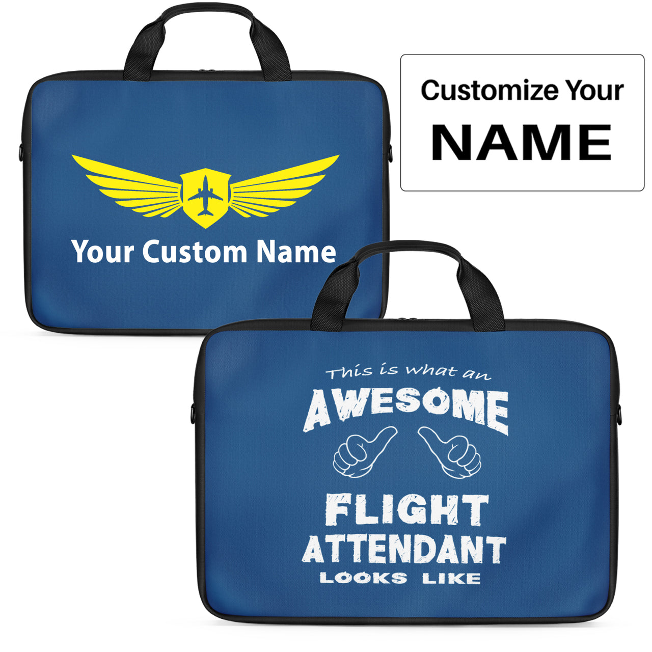 Flight Attendant Designed Laptop & Tablet Bags