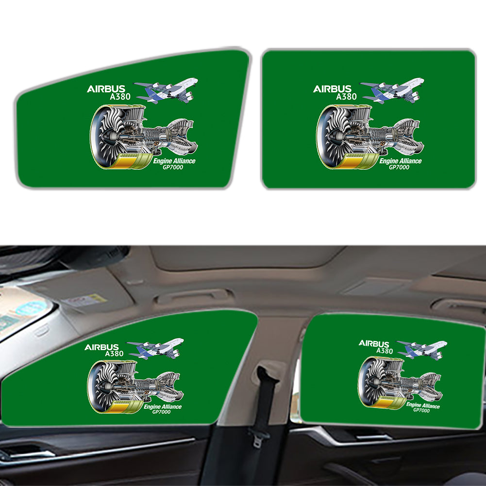 Airbus A380 & GP7000 Engine Designed Car Sun Shade (Side window)