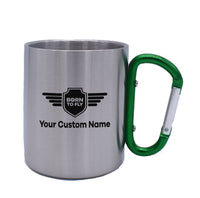 Thumbnail for Custom Name (Badge 5) Designed Stainless Steel Outdoors Mugs