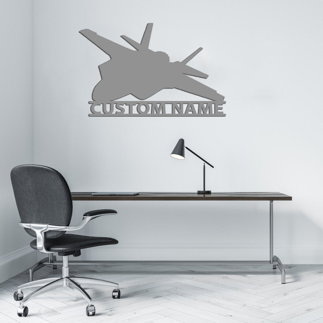 The Lockheed Martin F35 Designed Wall Metal Signs