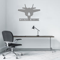 Thumbnail for Fighter Jet 35 Silhouette Designed Wall Metal Signs