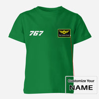 Thumbnail for 767 Flat Text Designed Children T-Shirts