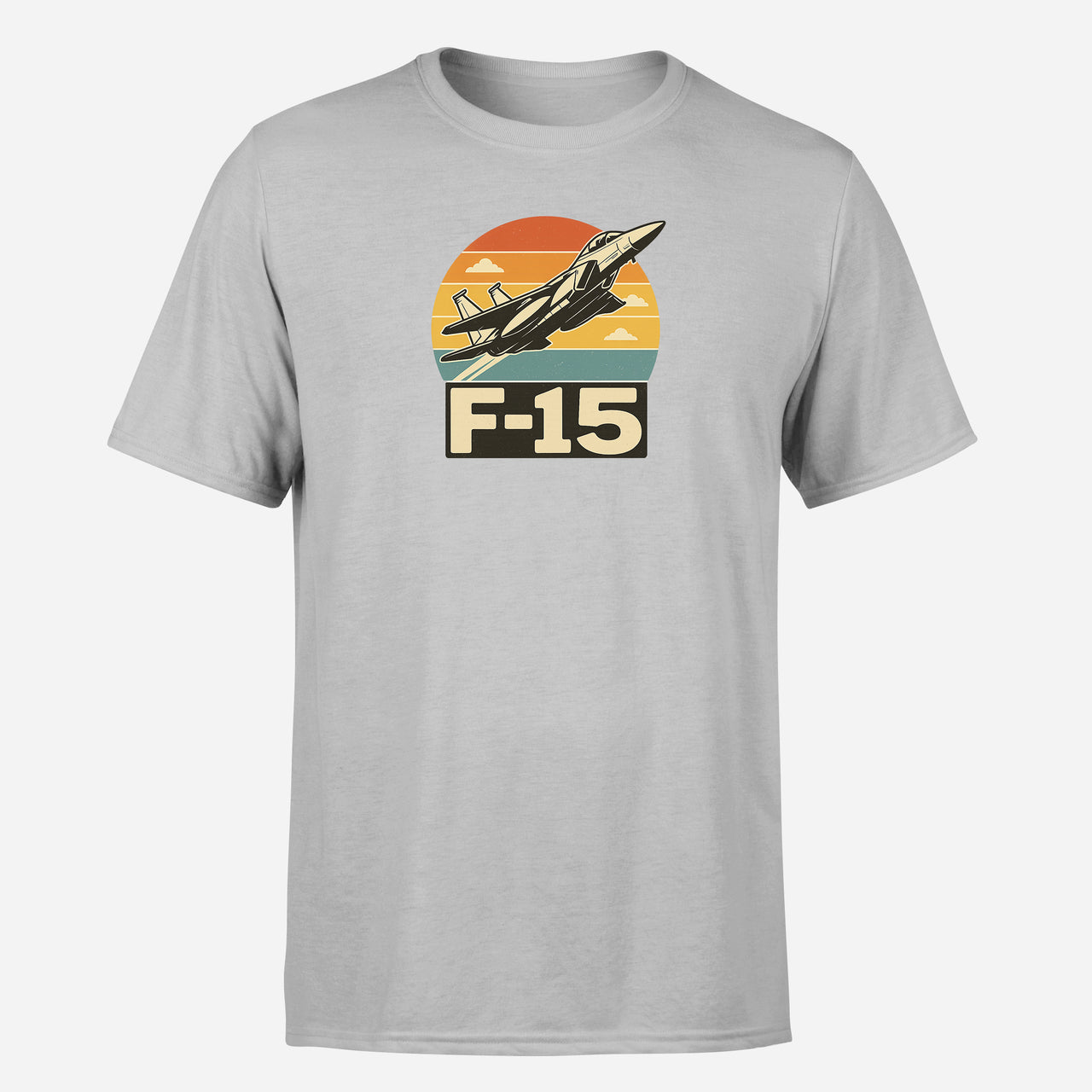 Retro Fighter Jet F15 Design Super Quality T-Shirts