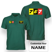 Thumbnail for Flat Colourful 767 Designed Double Side Polo T-Shirts