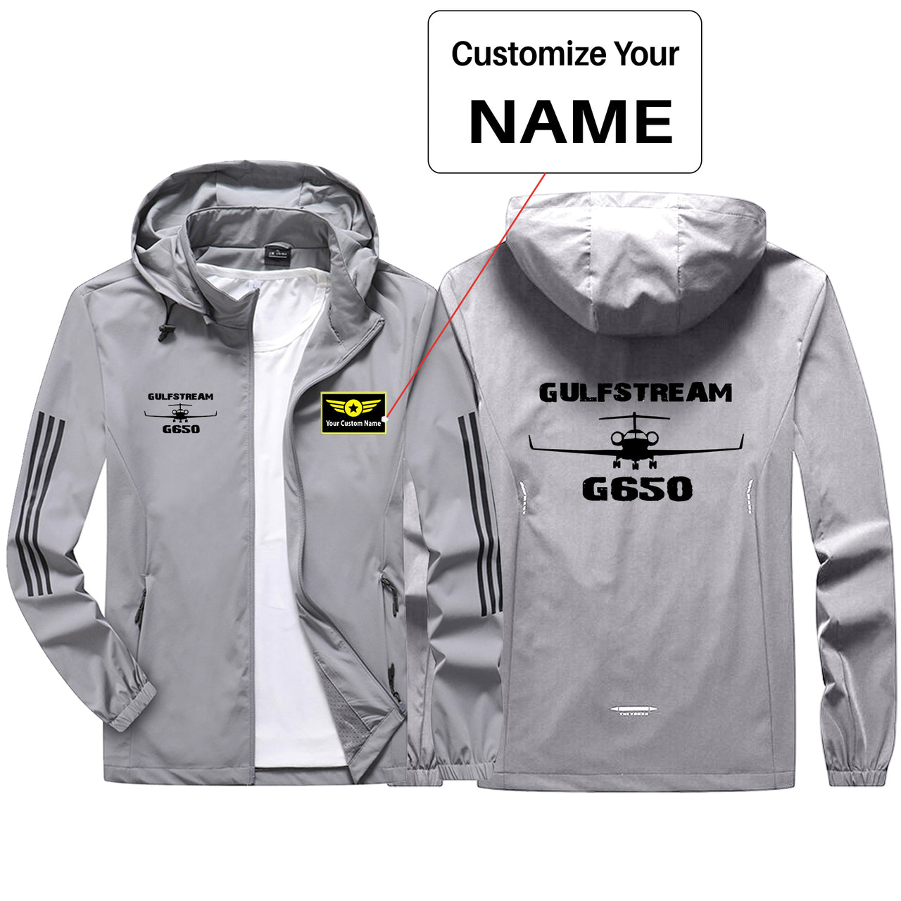 Gulfstream G650 & Plane Sport & Running Jackets