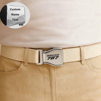 Thumbnail for Boeing 787 & Text Designed Fashion Airplane Seat Belts
