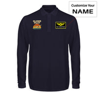 Thumbnail for Retro Glider Designed Long Sleeve Polo T-Shirts