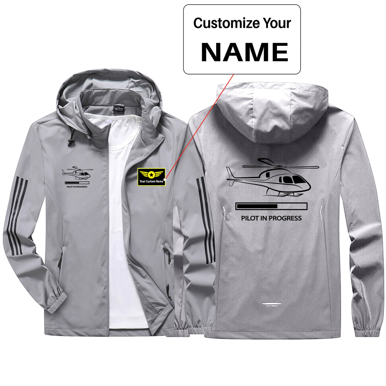 Pilot In Progress (Helicopter) Sport & Running Jackets