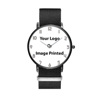 Thumbnail for Custom Design Image Logo Leather Strap Watches