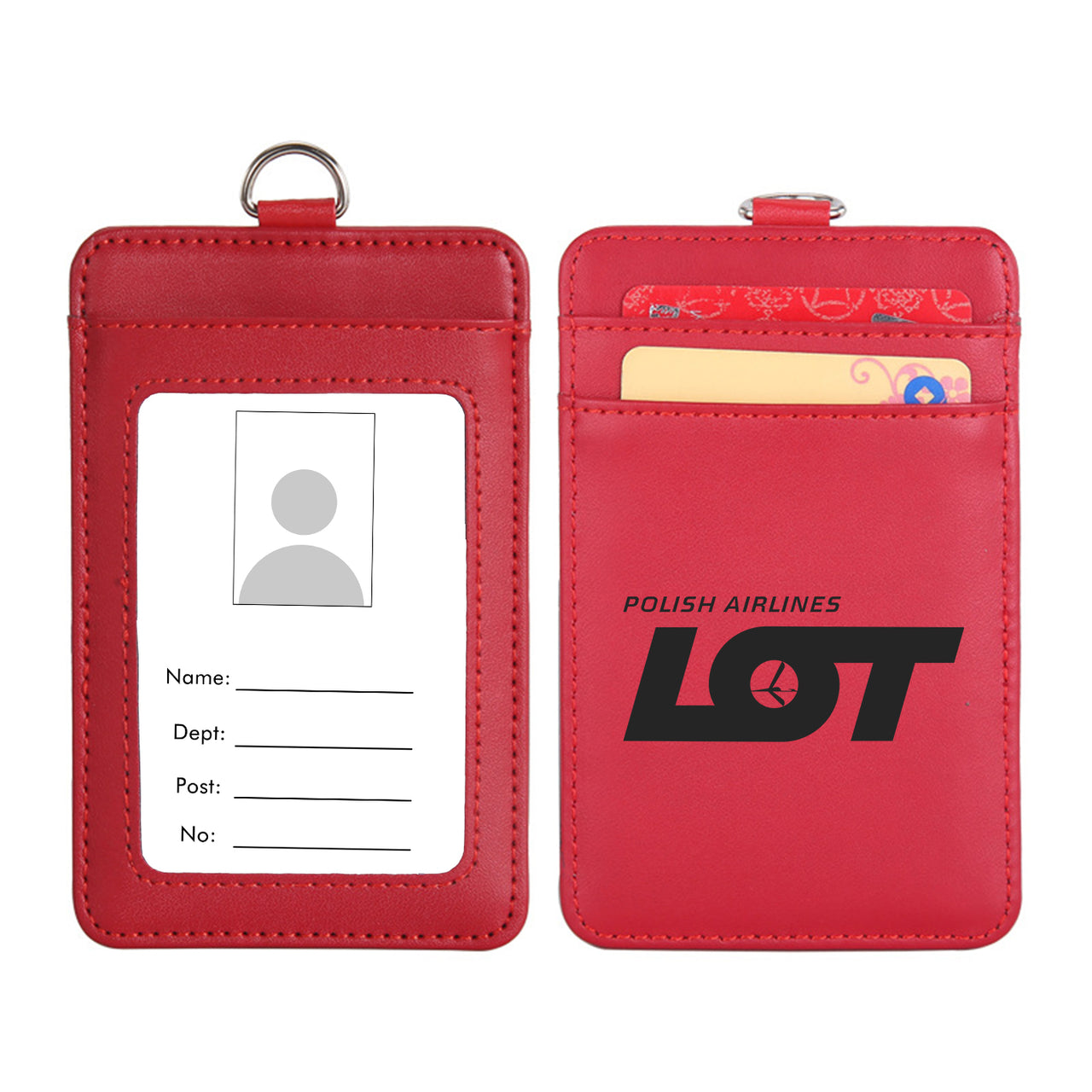 LOT Polish Airlines Designed ID Card Holder