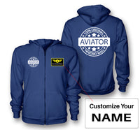 Thumbnail for %100 Original Aviator Designed Zipped Hoodies