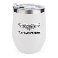 Thumbnail for Custom Name (Military Badge) Designed 12oz Egg Cups