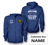 Thumbnail for Future Pilot Designed Zipped Hoodies