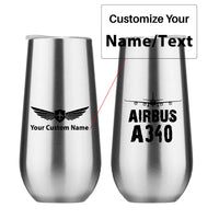 Thumbnail for Airbus A340 & Plane Designed 6oz Egg Cups