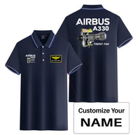 Thumbnail for Airbus A330 & Trent 700 Engine Designed Stylish Polo T-Shirts (Double-Side)